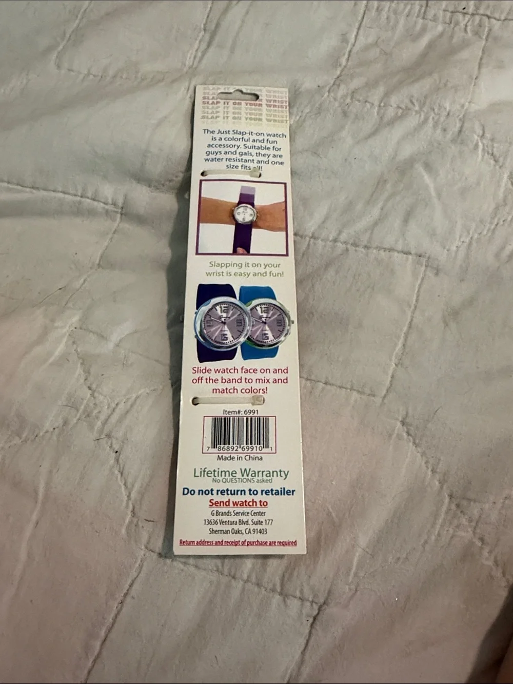 Slap-It Purple Slap Watch